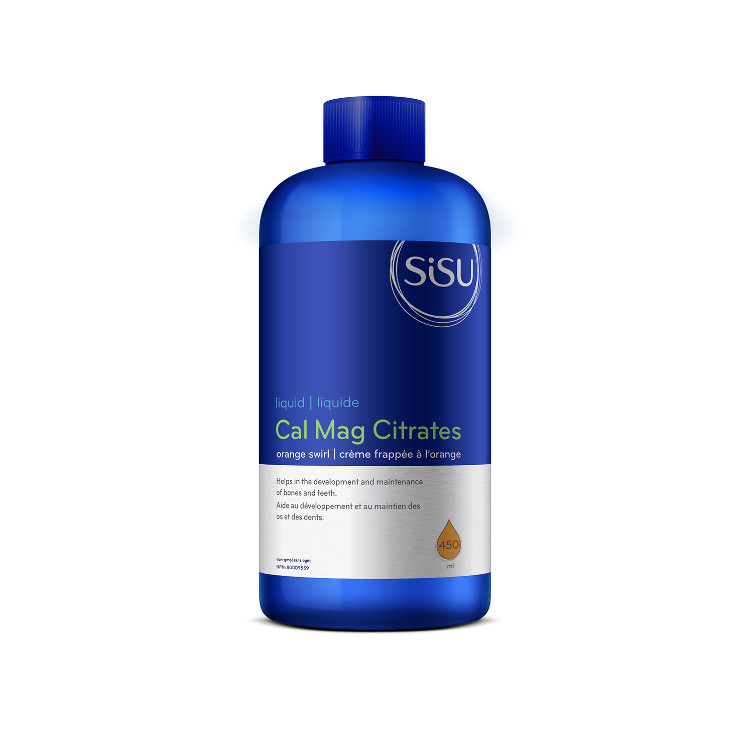 SISU, Cal Mag Citrates Liquid with D3-Orange Swirl, 450 ml