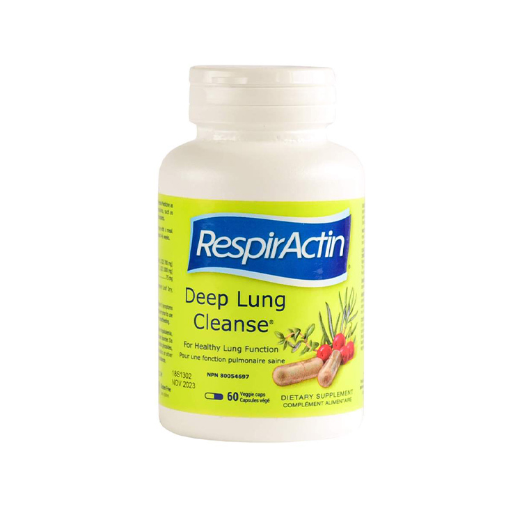 RespirActin, Deep Lung Cleanse, 60 Capsules