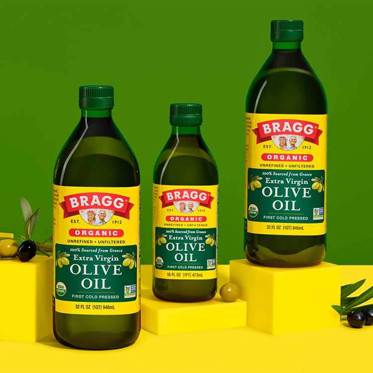 Bragg, Organic Extra Virgin Olive Oil, 946ml | Lifeplus Natural Health