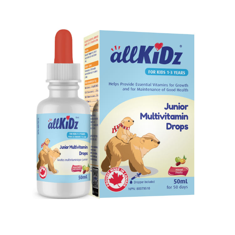 allKiDz, Junior Multivitamin Drops, 50ml