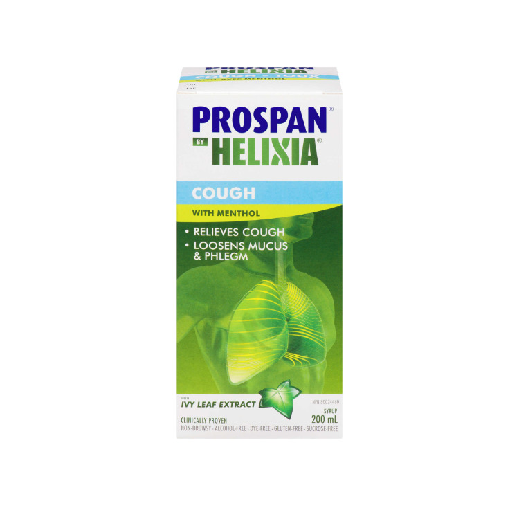 Prospan by Helixia, Cough Syrup with Menthol, 100 ml Lifeplus Natural