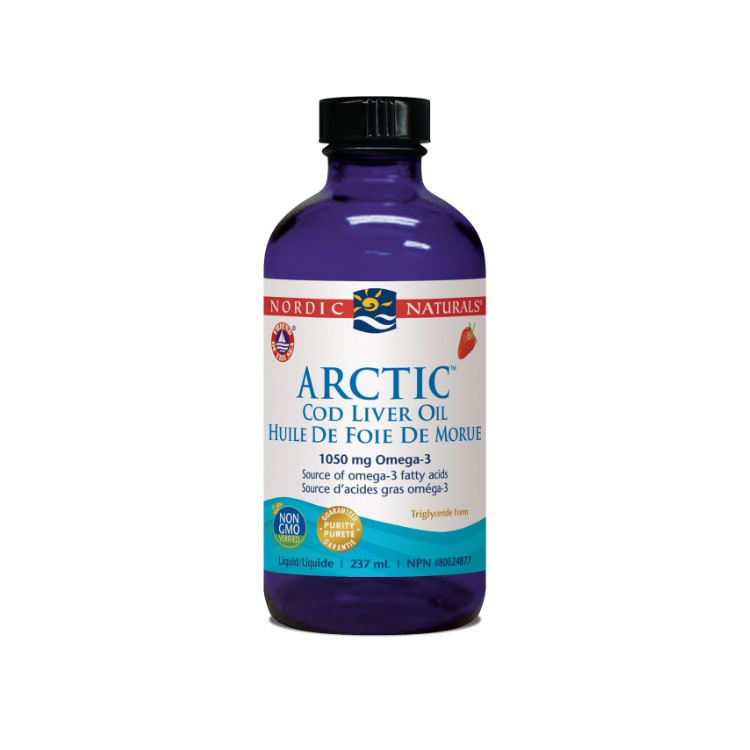 Nordic Naturals, Arctic Cod Liver Oil, Strawberry Flavour, 237ml