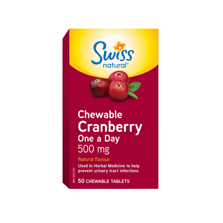 Swiss Naturals, Cranberry One A Day, 50 Chewable Tablets