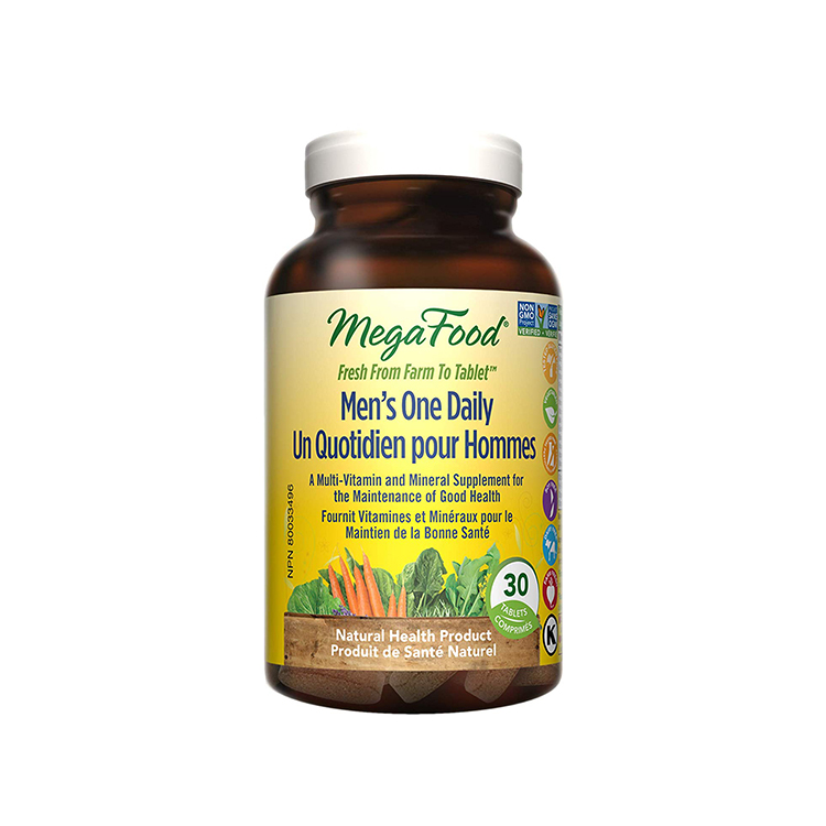 MegaFood, Men's One Daily Multivitamin & Mineral, 30 Tablets