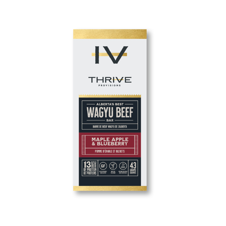 Buy Thrive Provisions Wagyu Beef Bar Maple Apple Blueberry