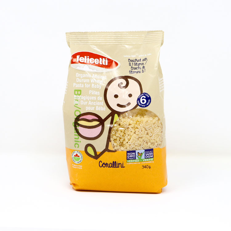 [Clearance] Felicetti, Organic Ancient Durum Wheat Pasta for Baby, 340 g