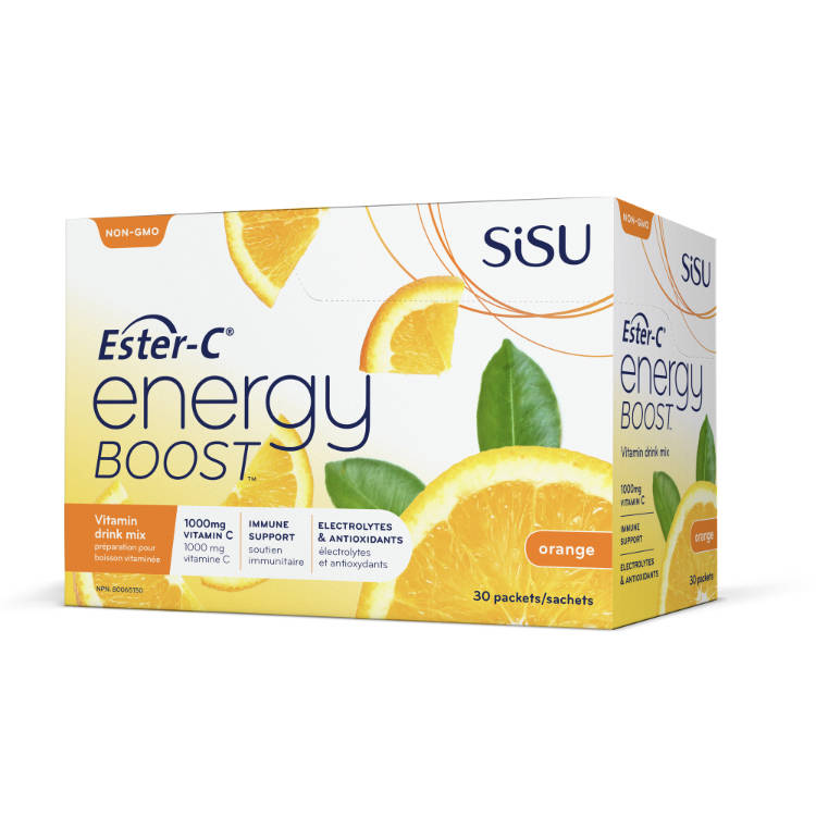 SISU, Ester-C Energy Boost Orange, 30 Bags
