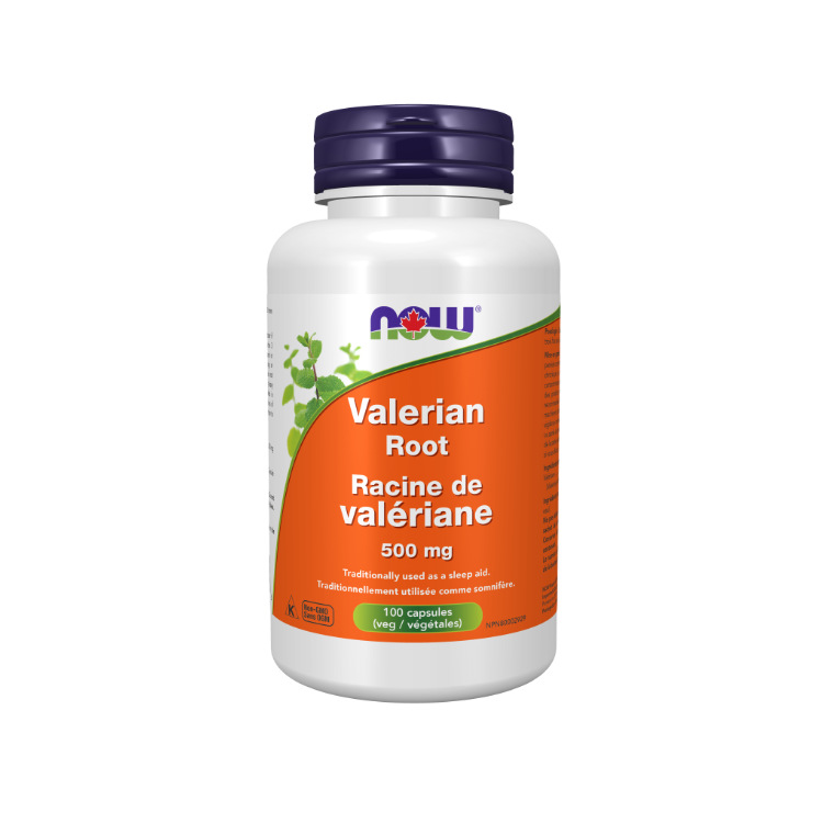 NOW Foods Radice Di Valeriana 500 Mg - 100 Capsule Veg - Supporto Per Sonno E Stress