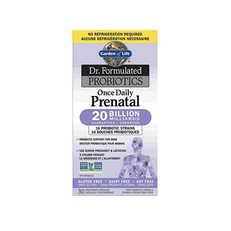 Garden of Life, Dr. Formulated Probiotics Once Daily Prenatal, 30 Capsules