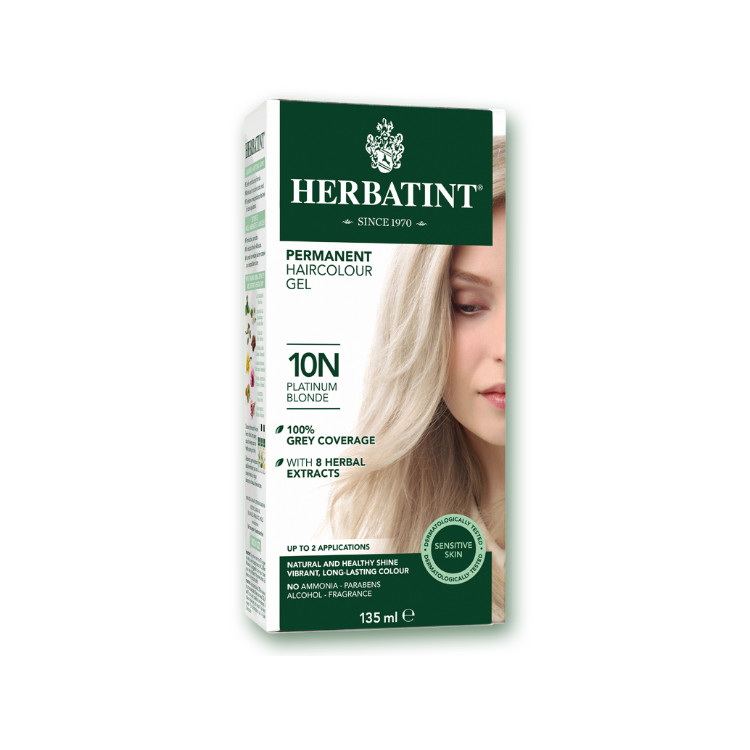 Herbatint Permanent Herbal Haircolor Gel - 10N PLATINUM BLONDE