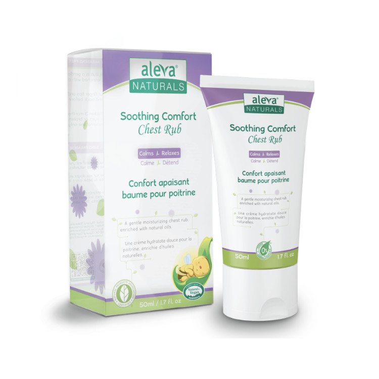 Aleva Naturals, Soothing Comfort Chest Rub, 50 ml