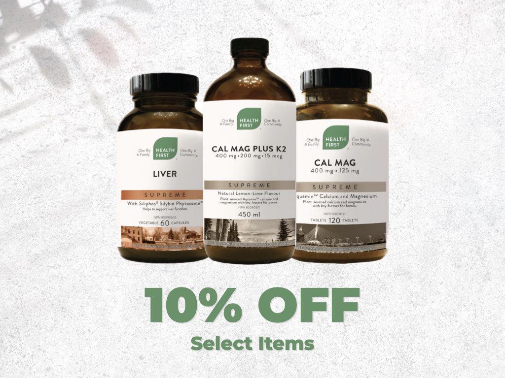 Enjoy 10% OFF Select Health First Products