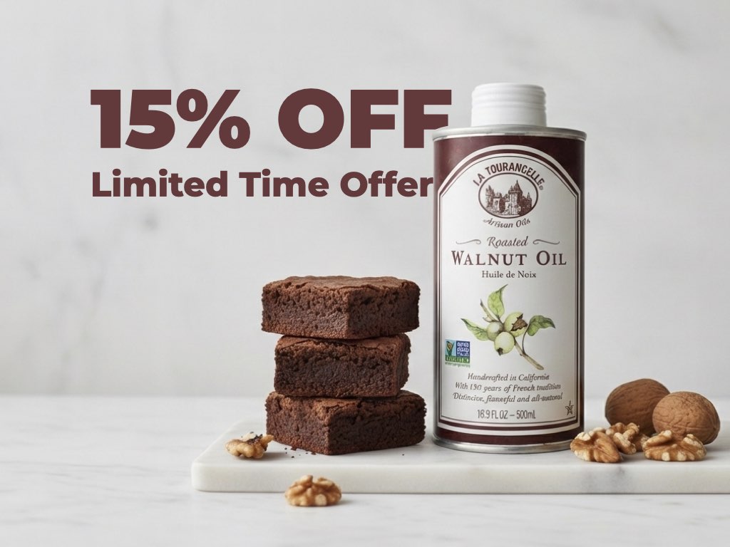 15% OFF La Tourangelle Walnut Oil