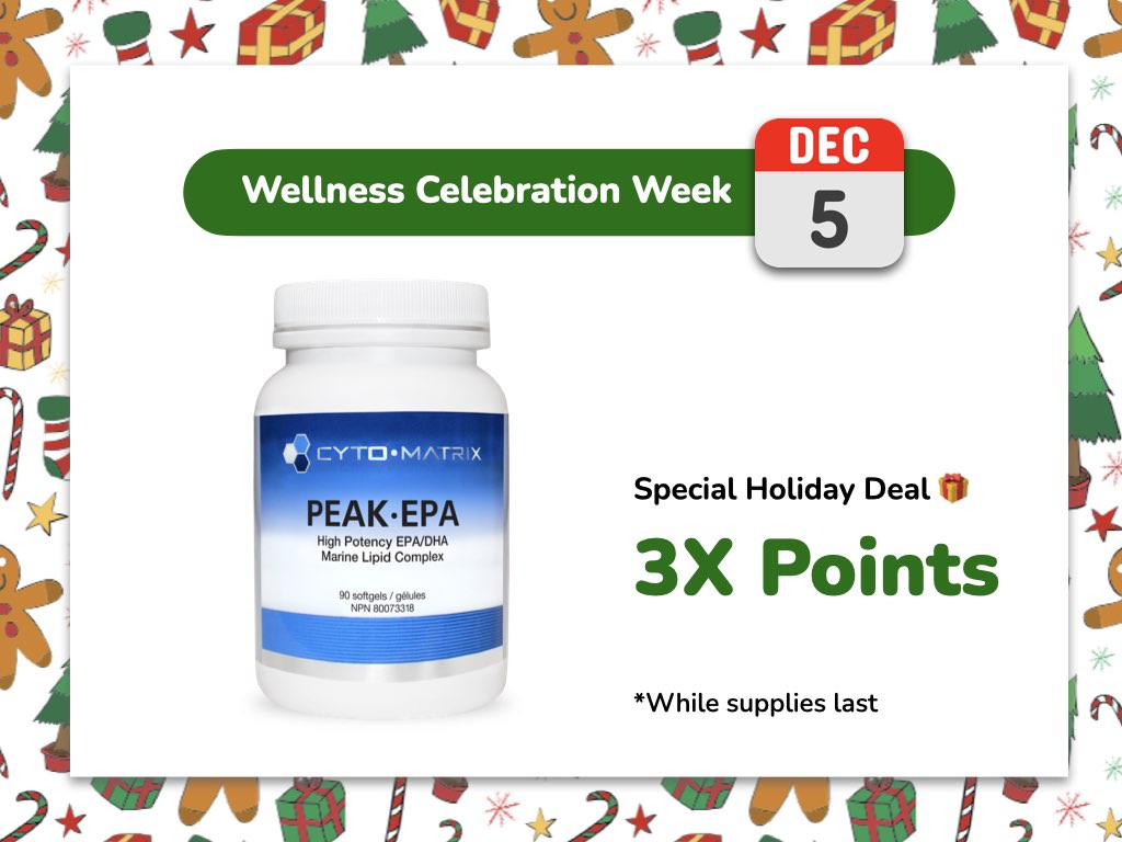 DAY 5｜ PEAK EPA — Earn 3× Points with Purchase!