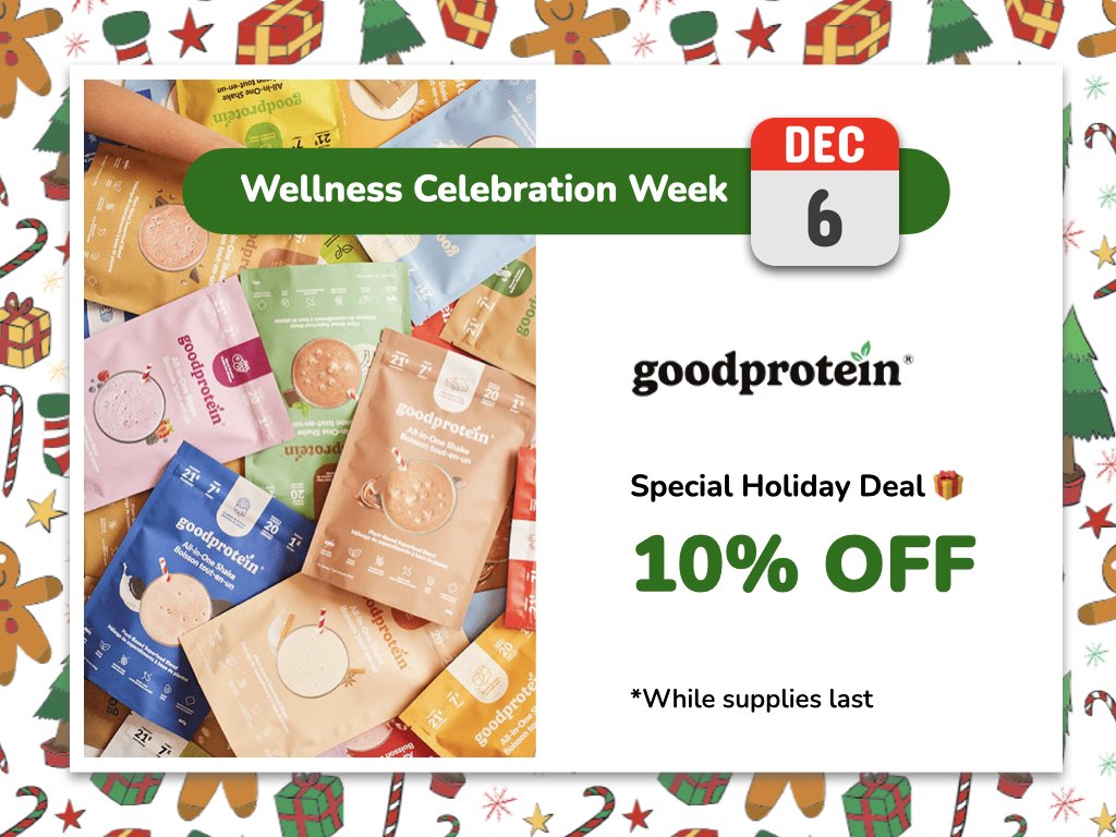 DAY 6｜ 10% Off All GoodProtein Products!
