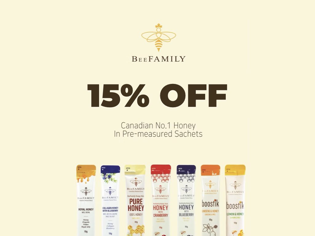 BeeFamily Entire Collection 15% OFF！