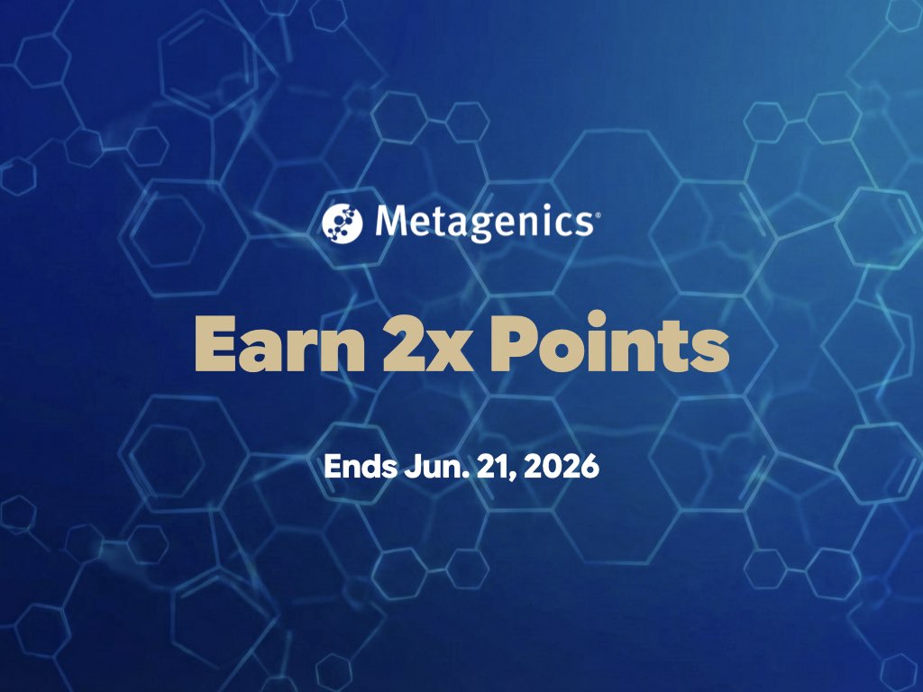Limited-Time 2× Points on Metagenics