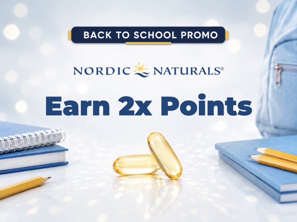 2× Points on Nordic Naturals